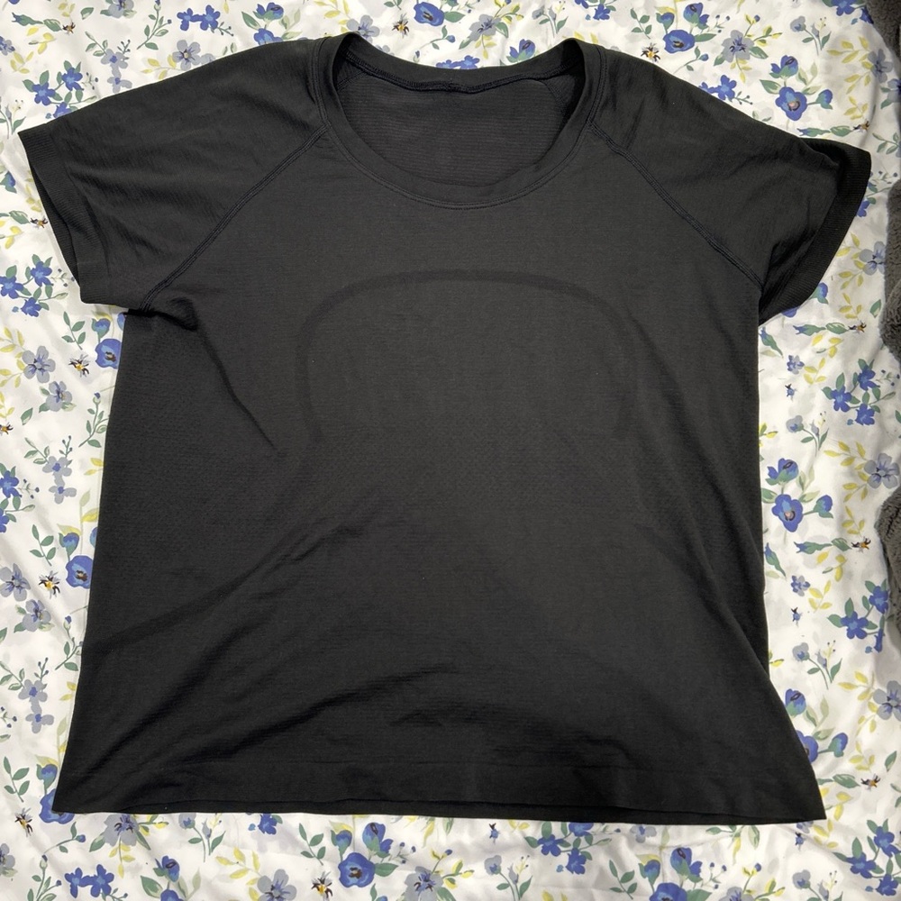 Lululemon Cropped Black Swiftly Size 12